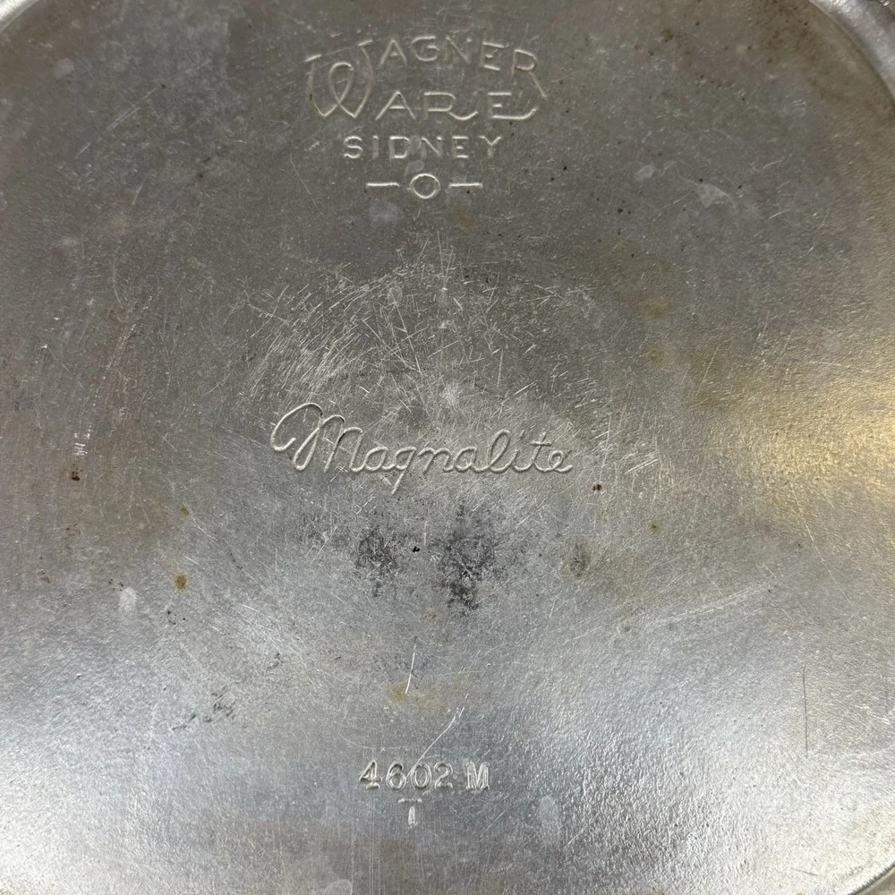 Vintage Wagner Ware Magnalite 4602 M Sidney O Square Broiler Griddle Aluminum